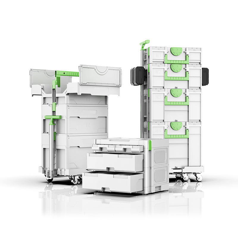 YW-una caja de herramientas eléctricas de plástico modular